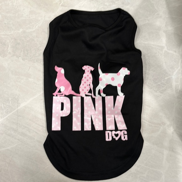 PINK Victoria's Secret Dog New Pink Dog T Shirt Poshmark